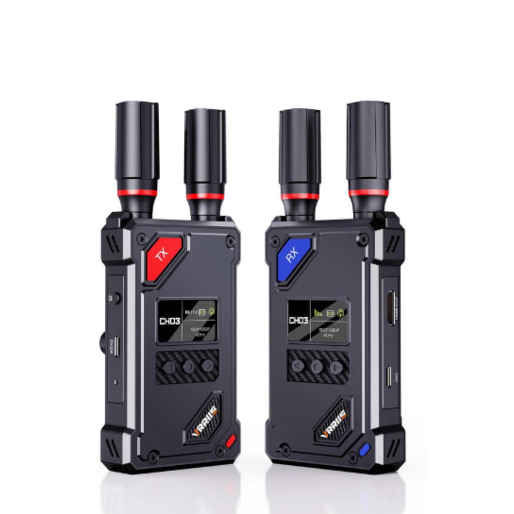 VRRIIS WL087 Wireless Video Transmitter & Receiver — 450M, UVC for OBS, 20 Channels, 1TX to 5RX