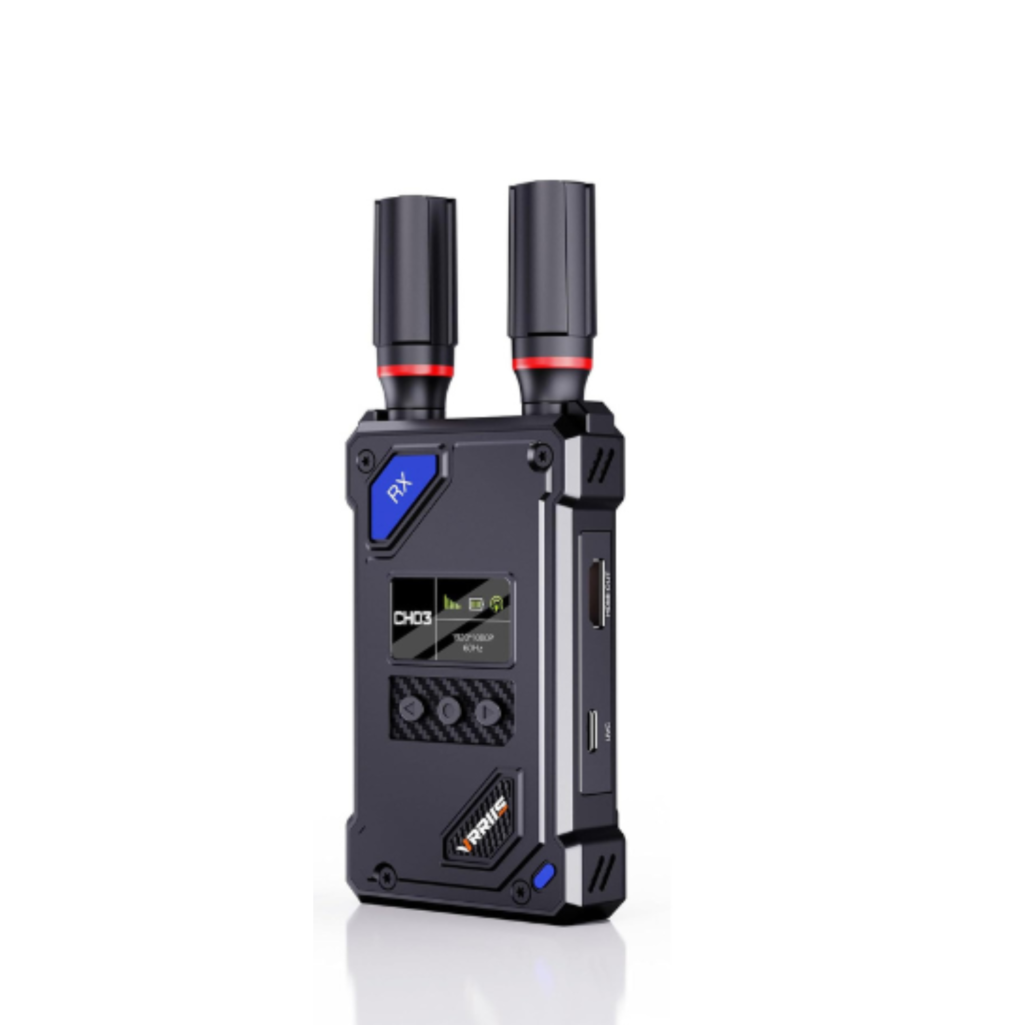 VRRIIS WL087 Wireless Video Transmitter & Receiver — 450M, UVC for OBS, 20 Channels, 1TX to 5RX