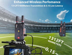 VRRIIS WL097Pro 4K Wireless Video Transmitter & Receiver — 400M, Dual HDMI Out, Audio, 1TX to 4RX