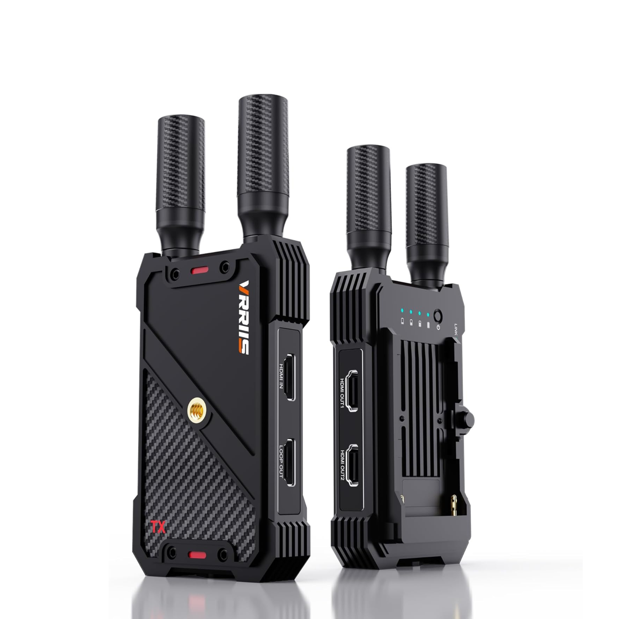 VRRIIS WL082 Wireless Video Transmitter & Receiver — 1080P, 400M, IR Remote, 1TX to 5RX