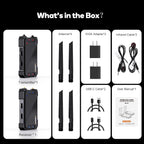 VRRIIS WL081 Wireless HDMI Extender Kit — 1080P, 400M, Dual HDMI Out, IR Remote