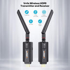 VRRIIS WL084L Wireless HDMI Transmitter and Receiver — 656FT/200M, 1080P, 1 TX to 2 RX