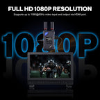 VRRIIS WL087 Wireless Video Transmitter & Receiver — 450M, UVC for OBS, 20 Channels, 1TX to 5RX