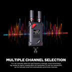 VRRIIS WL087 Wireless Video Transmitter & Receiver — 450M, UVC for OBS, 20 Channels, 1TX to 5RX